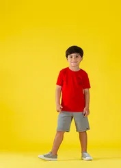 CONJUNTO BLUSA COM BERMUDA MOLETOM PRECOCE MCO5082