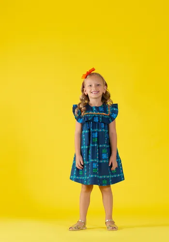 VESTIDO BABADO E CROCHÊ NO RECORTE PRECOCE MVT4964