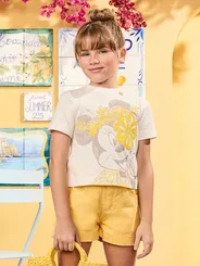 BLUSA MINIE COM FLOR BORDADA ANIME N4105