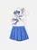 CONJUNTO BLUSA COM SHORT SAIA ANIME N4413