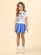 CONJUNTO BLUSA COM SHORT SAIA ANIME N4413