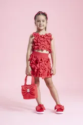 SAIA SHORT TRICOLINE MULTI LAÇOS PITUCHINHUS 27805