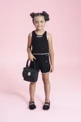 SHORT TRICOT RENDADO BOLA PITUCHINHUS 27899
