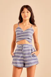 SHORT LISTRADO DENIN YOBOH! 04014632