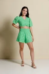 SHORT VISCOSE BORDADO MAYA POAH NOAH 52824