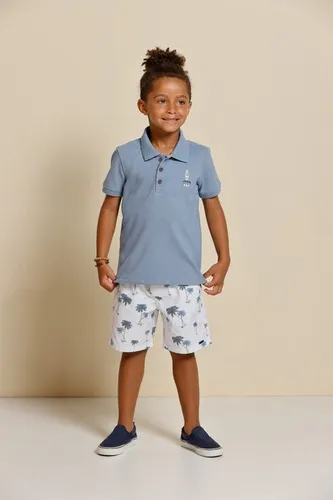 CONJUNTO POLO COM BERMUDA MICROFIBRA ISLAND BANANA DANGER 52239