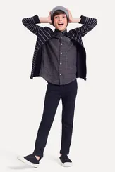 CALÇA JEANS MINI CONFORT INDIGO BLACK RESERVA 0065088