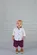 CONJUNTO CAMISA SOCIAL ML COM BERMUDA PRECOCE BCO5144