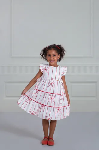 VESTIDO LAÇO DE AMARRAÇÃO NA CINTURA PRECOCE MVT5120