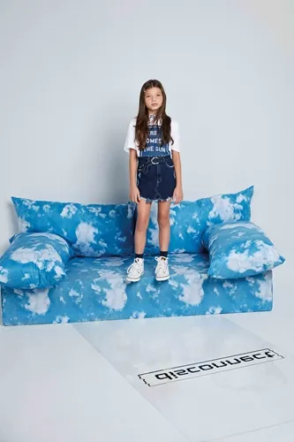 SAIA ALTA C/ CINTO JEANS