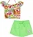 CONJUNTO BLUSA  E  SHORT FRUTAS BRANCO