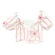 CONJUNTO CROPPED DECOTE E LAÇOS COSTAS COM SHORT SAIA PRECOCE LCJ5141