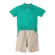 CONJUNTO CAMISA POLO COM BERMUDA GIRON PRECOCE MCO5149