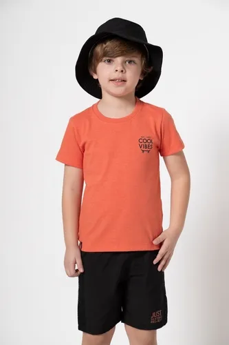 CONJUNTO CAMISETA COM BERMUDA MICROFIBRA COOL BANANA DANGER 53260
