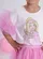 BLUSA COTTON SERIGRAFIA BARBIE CACHORRO TULE MANGAS PITUCHINHUS 40020