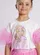 BLUSA COTTON SERIGRAFIA BARBIE CACHORRO TULE MANGAS PITUCHINHUS 40020