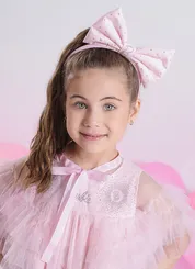 ARCO MAXI LAÇO TULE BARBIE CRISTAL PITUCHINHUS 40041