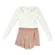 CONJUNTO BLUSA COM RECORTES E SHORT SAIA PRECOCE LCJ5411