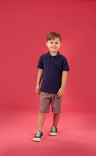 CONJUNTO CAMISA POLO PIQUETE E BERMUDA PRECOCE MCO5454