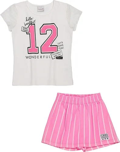 CONJUNTO BLUSA E SHORT HELLO BEAUTIFUL