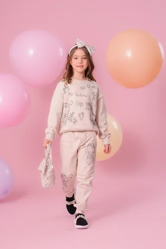 BLUSA MOLETOM SERIGRAFIA TOILE JOUY FADAS E UNICORNIO PITUCHINHUS 28725