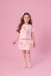 SAIA SHORT TRICOLINE BOLSOS LAÇOS PUFFER PITUCHINHUS 28702