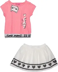 CONJUNTO ROSA E BRANCO