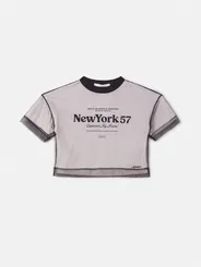 T-SHIRT COM SOBREPOSIÇÃO TULE ANIMÊ N4642