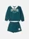 CONJUNTO CASACO E SHORT SAIA MOLETOM ANIMÊ N5160