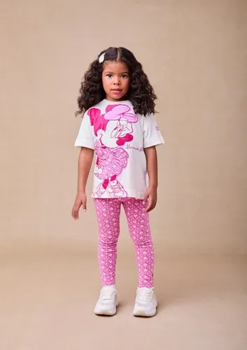 CONJUNTO BLUSA MC E LEGGING MINNIE ANIMÊ P6061