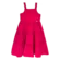 VESTIDO ALÇA E RECORTES COM BABADO SOBREPOND PRECOCE M2VT5382