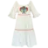 VESTIDO COM BABADO E MANGA AMPLA PRECOCE LVT5419
