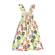 VESTIDO ALÇA BABADINHO E LASTEX COSTAS PRECOCE M2VT5384