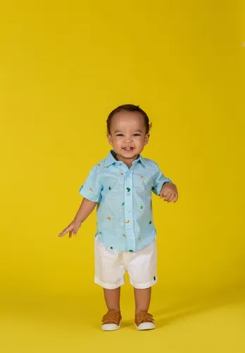 CONJUNTO BERMUDA E CAMISA MC ESTAMPA PRECOCE BCO5437