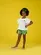 CONJUNTO BLUSA AMPLA E SHORT COM REVEL BRÓCOLIS PRECOCE M2CJ5363