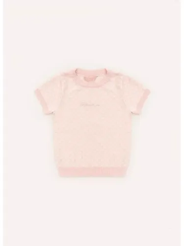 BLUSA TRICOT MC MINI CORAÇÕES PITUCHINHUS 28637
