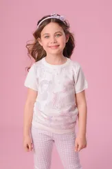 BLUSA TRICOT FADAS E UNICÓRNIOS MC PITUCHINHUS 28646
