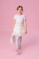 BLUSA TRICOT MC XADREZ UNICÓRNIO CRISTAIS PITUCHINHUS 28640