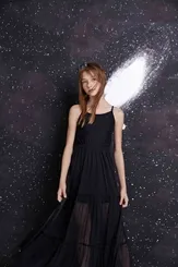 VESTIDO SLEEP DRESS PRETO