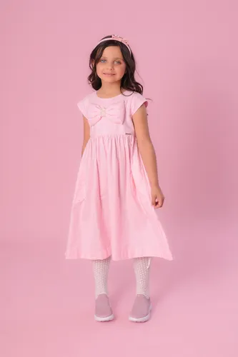 VESTIDO FLANELA XADREZ MAXI LAÇOS PUFFER BORDADO PITUCHINHUS 28779