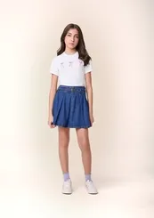 T-SHIRT BABY TEE LAÇO AUTHORIA R4919