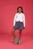 CONJUNTO COM CAMISA CROPPED E SAIA SHORT PRECOCE LCJ5409
