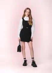 VESTIDO TWEED CINTO AUTHORIA R4961