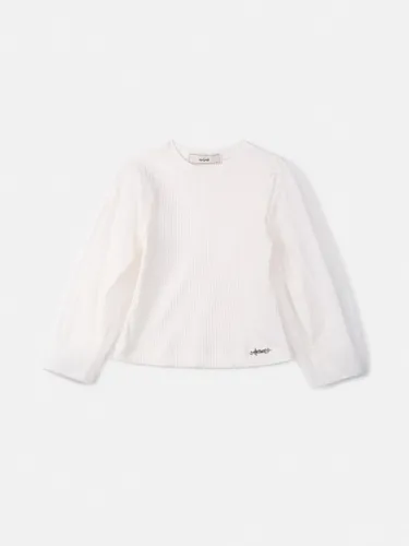 BLUSA ML RIBANA COM TULE ANIMÊ N4651