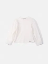 BLUSA ML RIBANA COM TULE ANIMÊ N4651