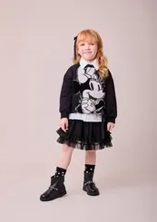 SAIA DE TULE COM FRUFRU ANIMÊ P5963