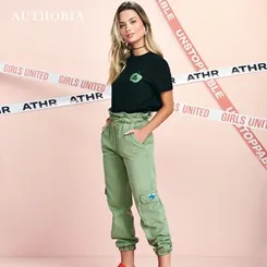 CALÇA SARJA CARGO MILITAR VERDE