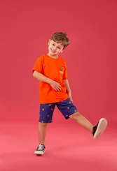CONJUNTO T-SHIRT HAMBURGUINHO E SHORT PRECOCE MCO5452
