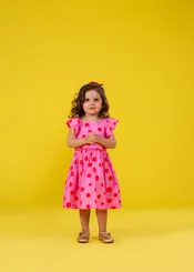 VESTIDO CAVA COM COMPOSÊ BOLAS PRECOCE MVT5340