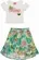 CONJUNTO BLUSA C/ SAIA ESTAMPADO
